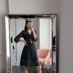 self-portrait lace dress